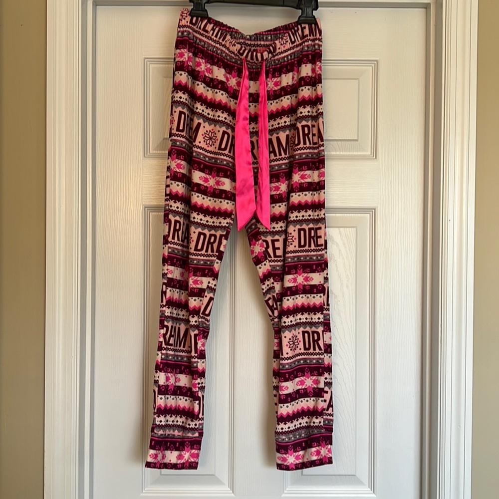 Girls Justice Pink Winter Pajama Pants
